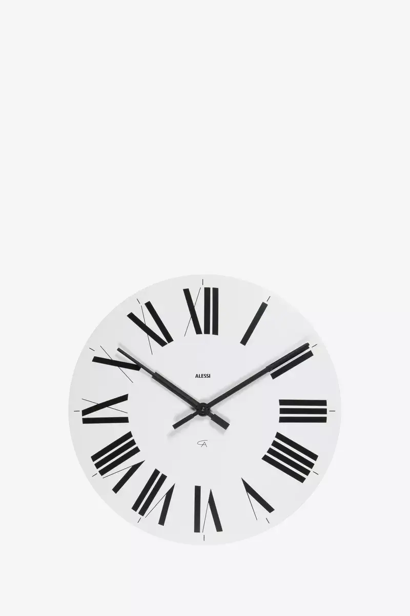 Black striped clock